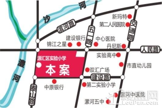 漯河世贸中心区位图
