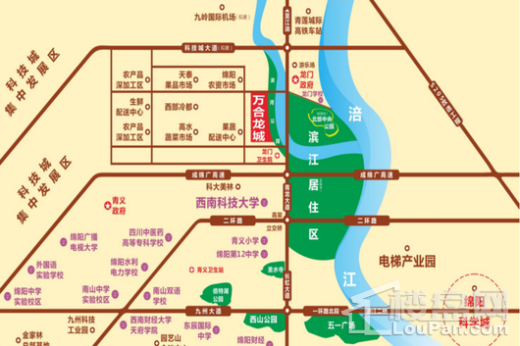 万合·龍城交通图