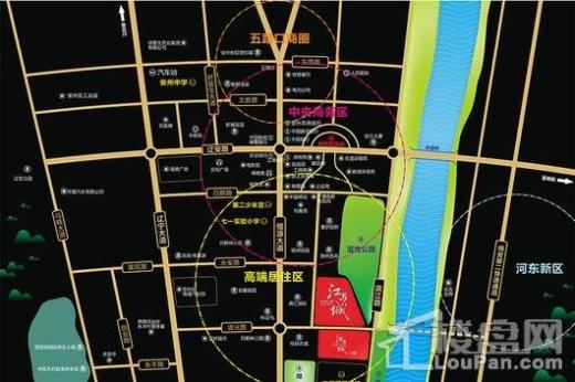 宜家美·江与城交通图