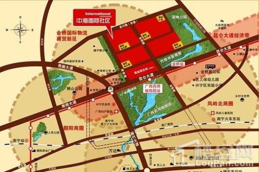 中海国际社区交通图