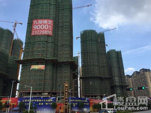 中海国际社区在建楼栋工程进度