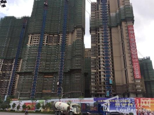 中海国际社区在建楼栋工程进度