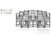 翡翠四季鸣山135平 4室2厅2卫1厨