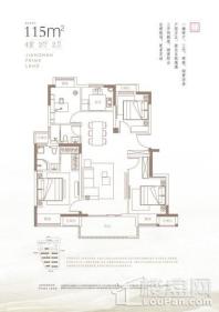 华润江南府115平户型 4室2厅2卫1厨