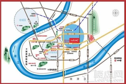 江南城交通图