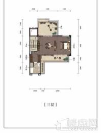 湘江富力城（别墅）双拼北入户 242.11三层 4室3厅4卫1厨