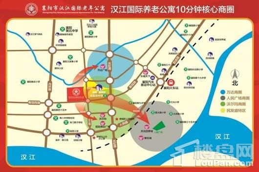 汉江国际老年公寓交通图