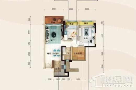 碧桂园假日半岛1号户型图