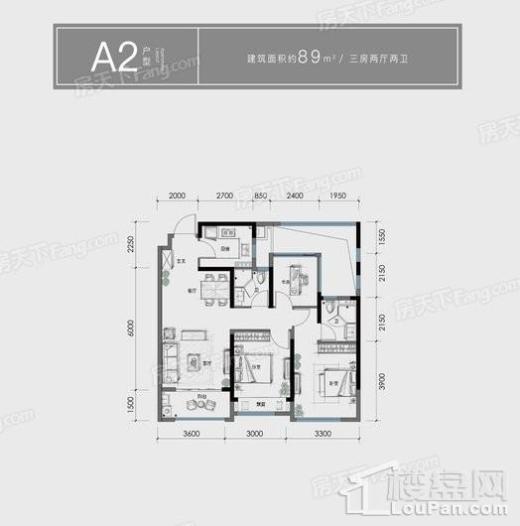 金地滨江万科悦虹湾户型图