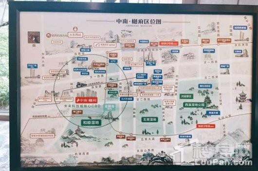 中南樾府交通图