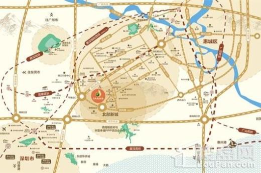 南国明珠五期交通图
