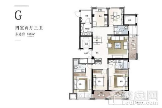 杭钢·万科紫晶首府户型图