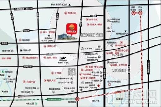 华阳农贸城交通图