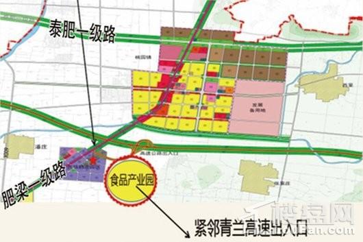 中国泰山宇希食品生态产业园交通图