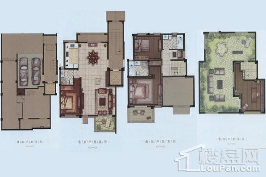 宛溪雅居上叠A2户型 4室2厅3卫1厨