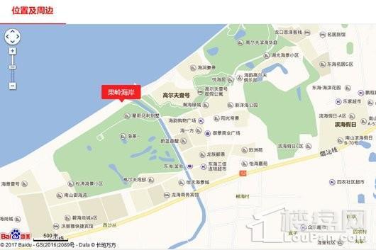 融创·果岭海岸电子地图