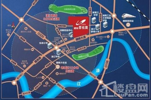 醴陵碧桂园交通图