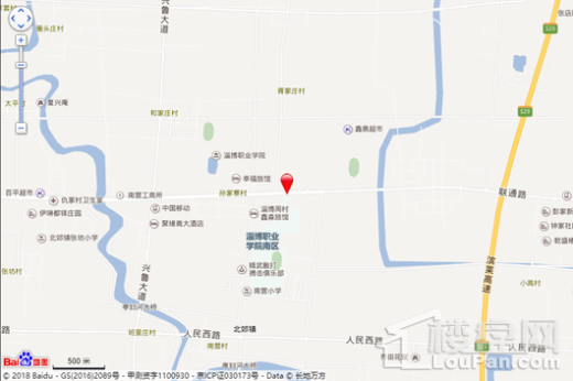 张江·淄博科技产业园交通图