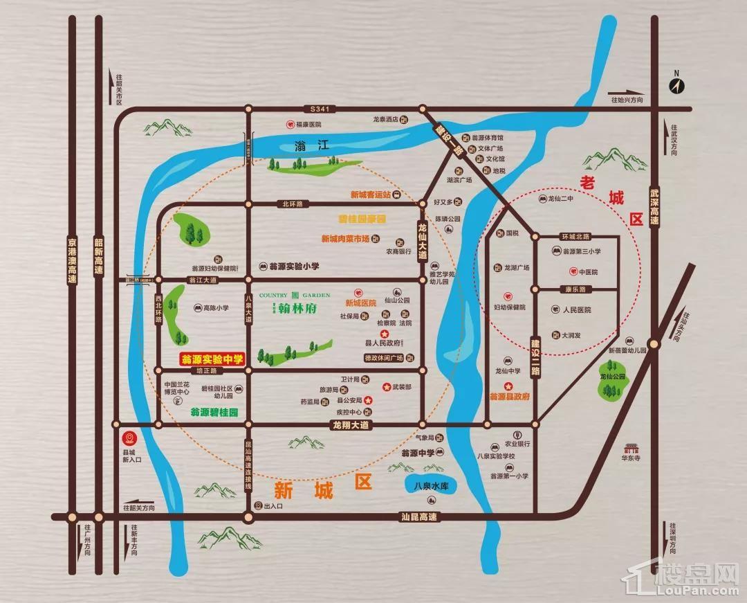 翁源龙仙镇规划图图片