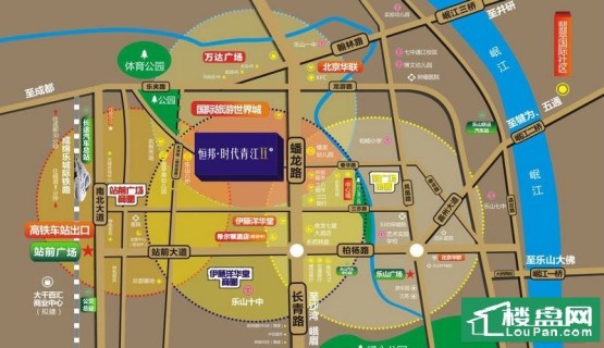 时代青江Ⅱ位置图