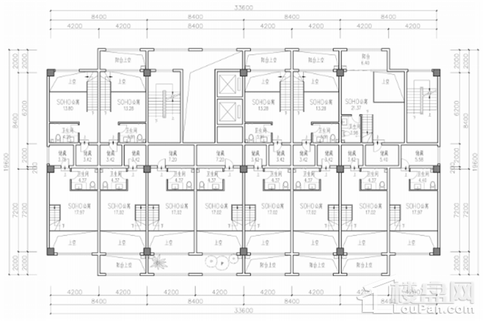 DK国际SOHO公寓户型图