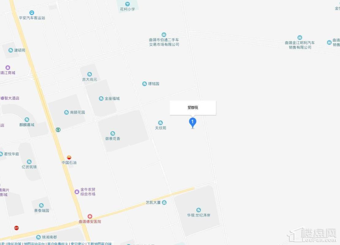 金江·紫郡苑位置图