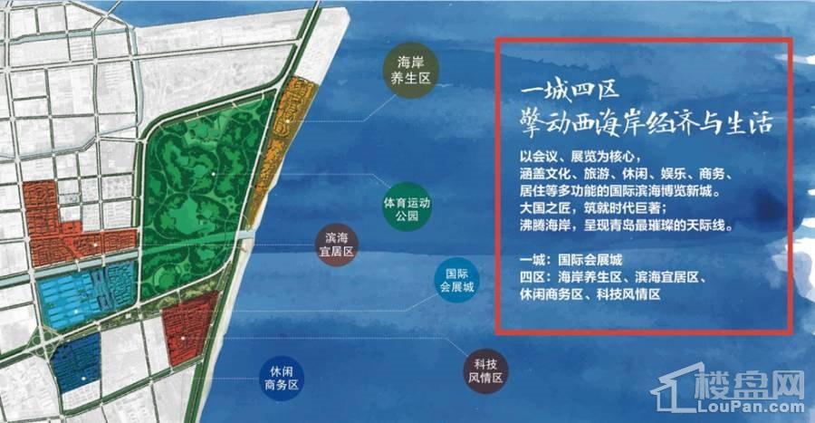 中铁青岛世界博览城区位交通图