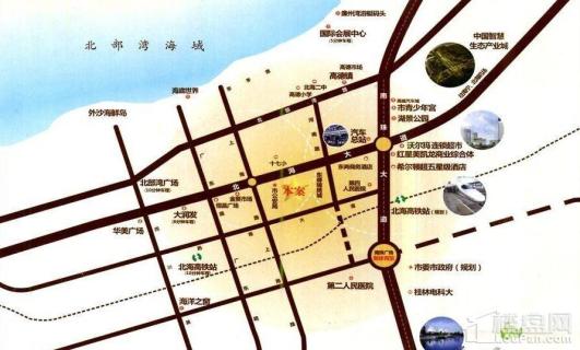 东峰国际公寓  位置图