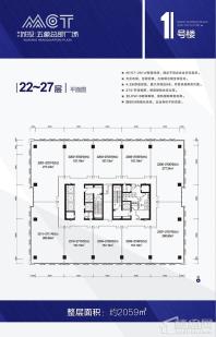 南宁城投五象总部广场22-27层平面图