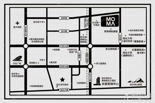 中亚MOMA位置图