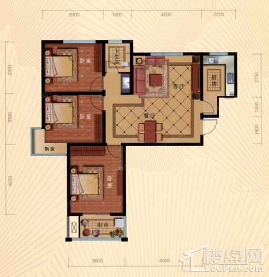 各个空间户型方正，后期空间利用率高；全明通透户型，居住舒适度较高，整个空间采光充足，利于后期居住；整个户型空间布局合理，做到了干湿分离、动静分离，方便后期生活。厨房空间不算开阔，日常使用功能可以满足，后期要减少不必要的器具装配，避免空间更加局促，公摊高于15%且低于25%，符合住宅公摊正常范围。