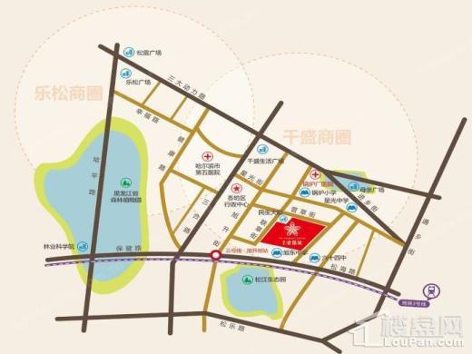 润禾·香都城位置图
