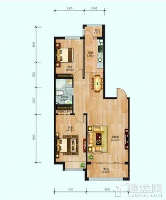 19号楼70.57平米