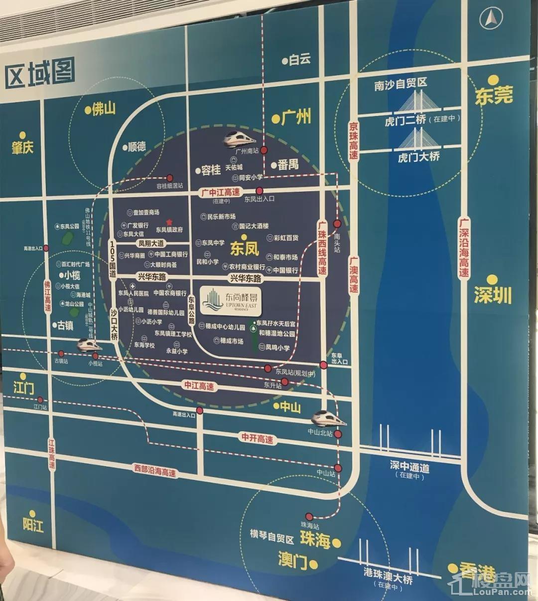 东尚峰景区位交通图