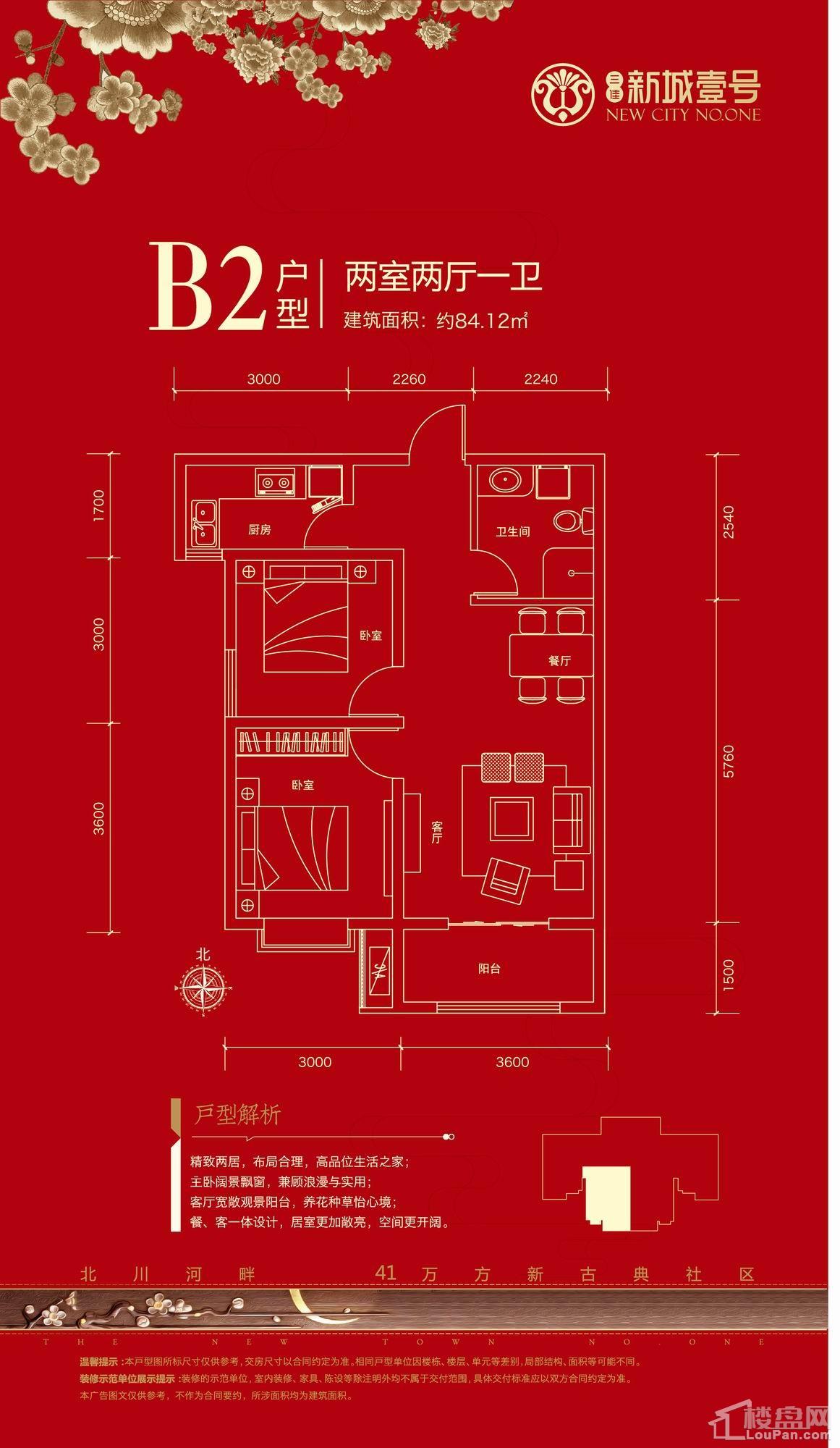 新城壹號戶型圖-呂梁樓盤網