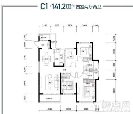 2#3#C1户型-141.2平