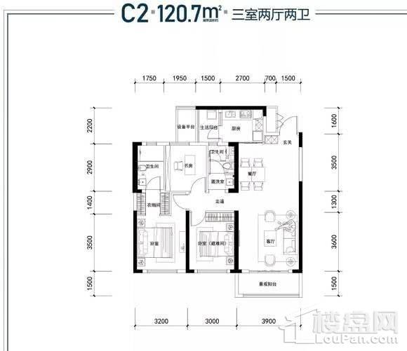 2#3#C2户型-120.7平