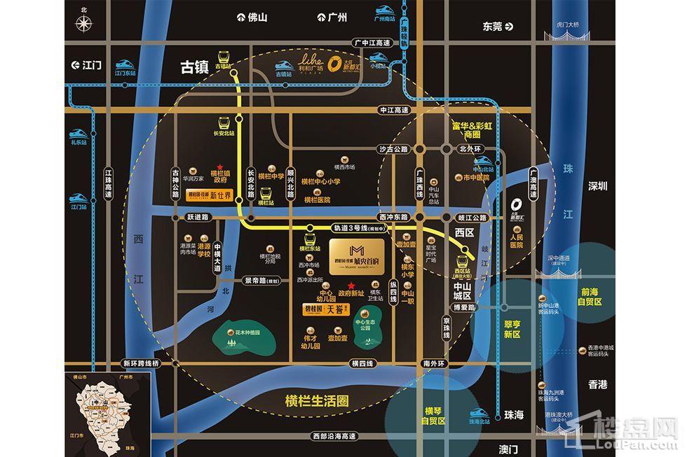 碧桂园·佳诚 城央首府区位交通图