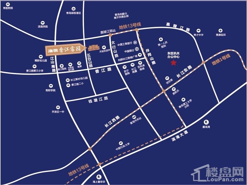 海信香江睿园区位交通图