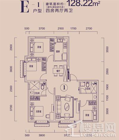 恒大雅苑E-1户型