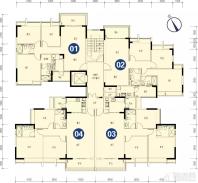 大信领秀居01-04户型图