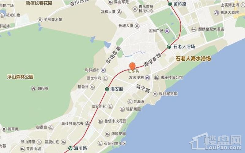 银丰玖玺城区位交通图