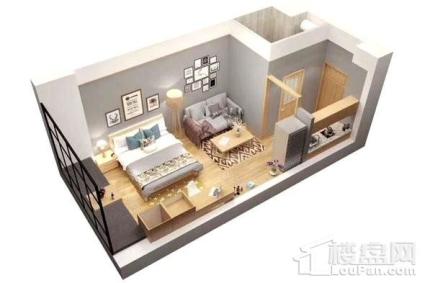 平层公寓户型模型