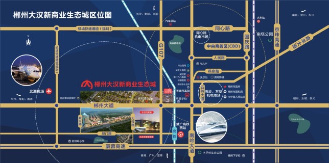  郴州大汉五金机电建材城位置图