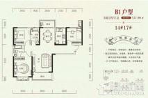 永宏万家里B1户型 3室2厅2卫1厨