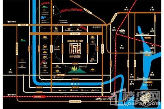 恩平碧桂园世纪城交通图