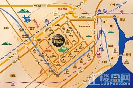 恩平碧桂园世纪城交通图