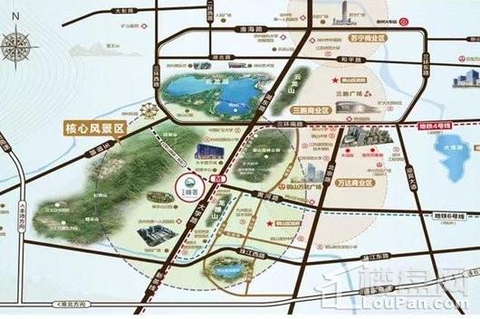 云龙湖峰荟交通图