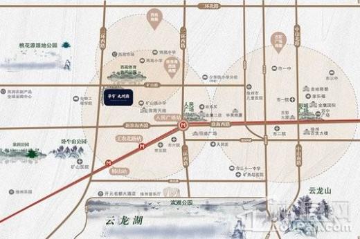 华宇·九州府交通图