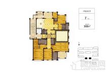 绿城怡商玉园F户型 4室2厅3卫1厨